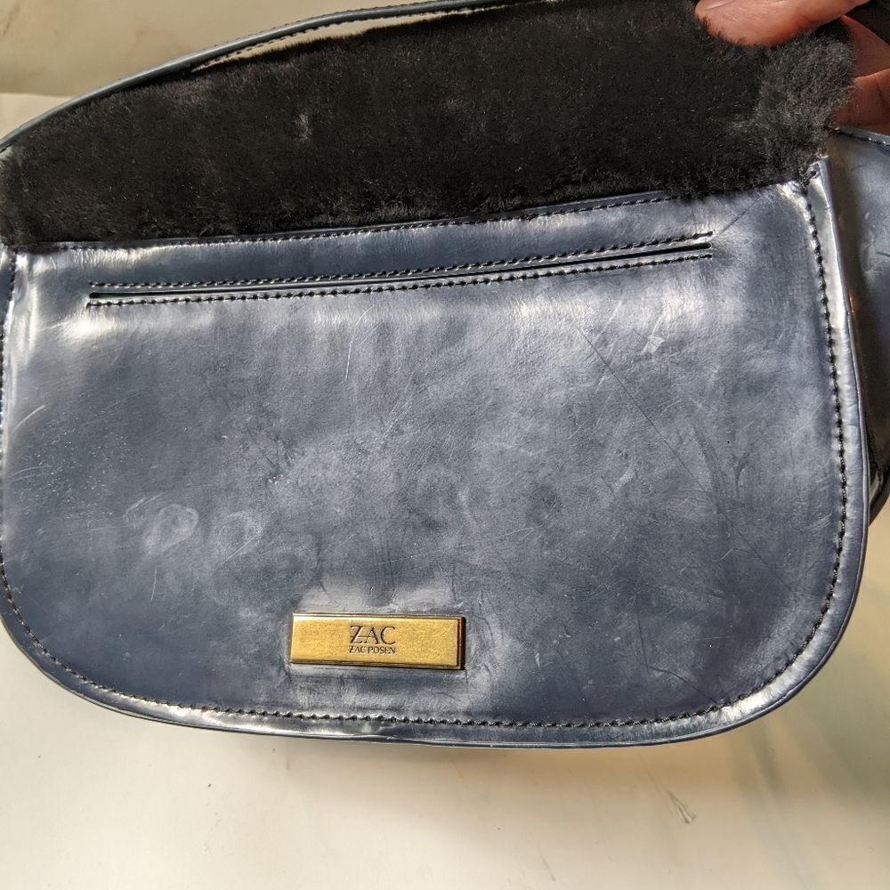 ZAC Posen Eartha Iconic Fur Crossbody Bag - Picture 5 of 11